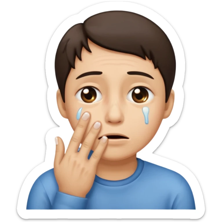 Pour la création de mon emoji place cet emoji 😭 au centre et ne le touche pas, puis fait tourner cet emoji 🤜 de 90 degrés à gauche et tu le met sur la bouche de l’emoji précédent . Et surtout ne modifie pas les emojis sticker