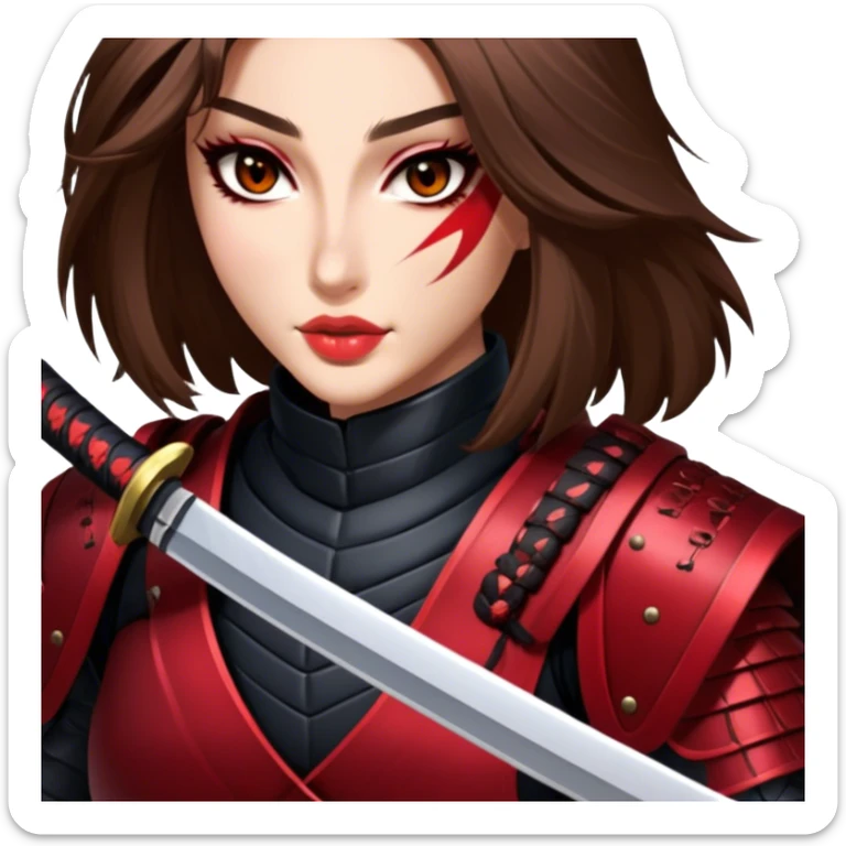 Fierce Samurai sticker