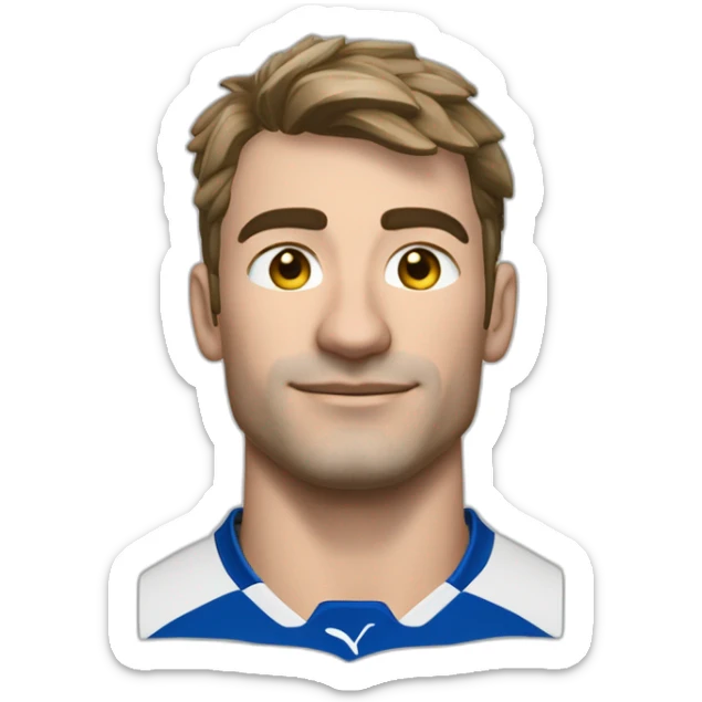 Antoine Dupont joueur de l’équipe de France de rugby sticker