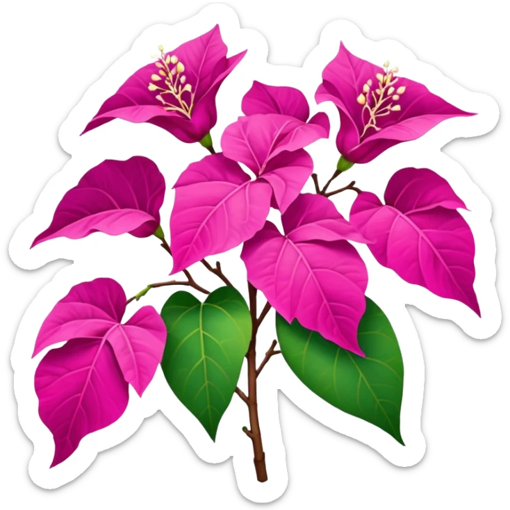 Bougainvillea sticker