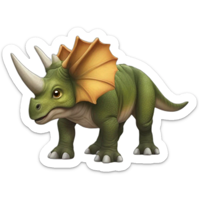 Triceratops sticker