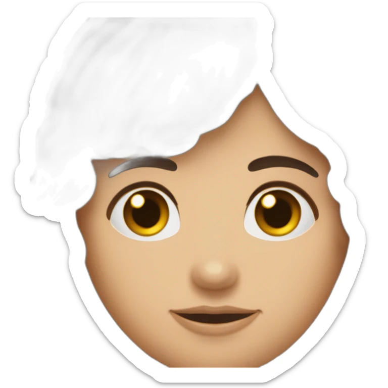 Garçon cheveux long brun yeux marron vêtus d'un mayo de chicago bulld sticker