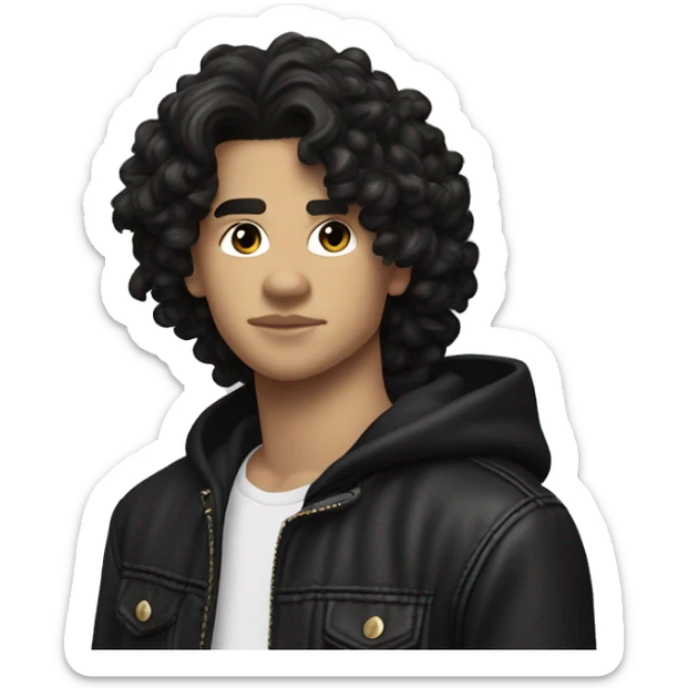 Conan Gray is an American singer-songwriter and former YouTuber.  dark hair, long short rockstar light skin  sticker