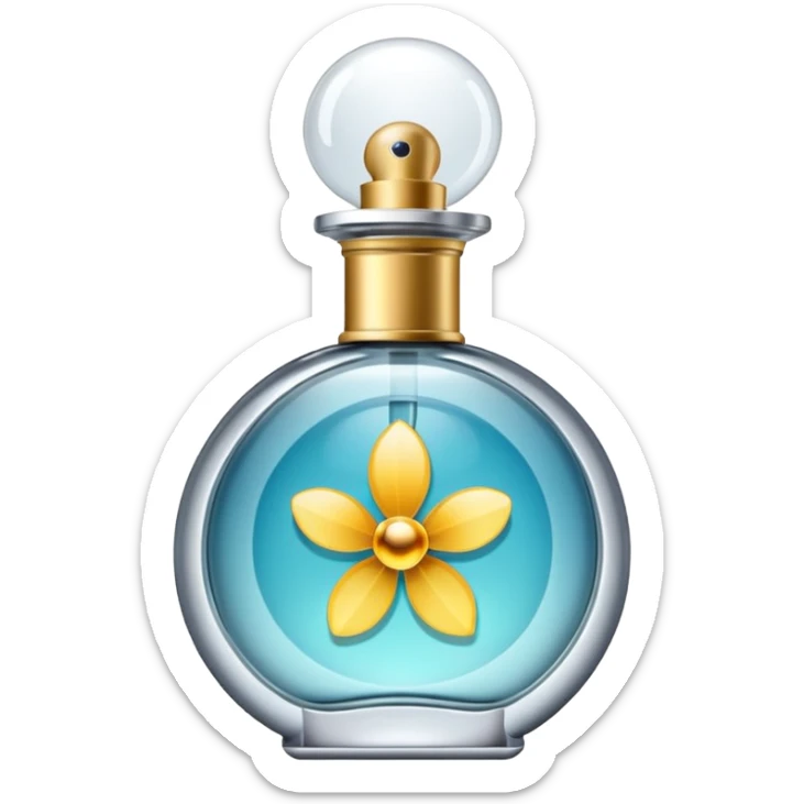 Créame un emogi con el perfume q aparese en los regalos de tiktok sticker