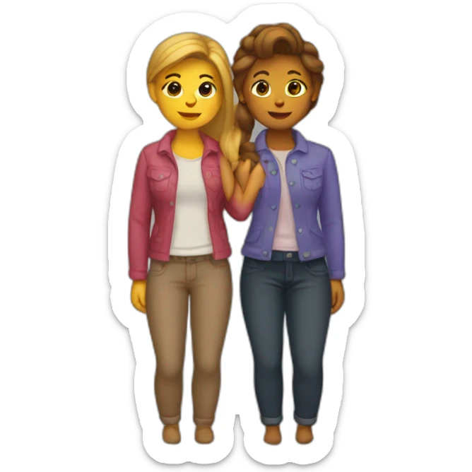 lesbian love sticker