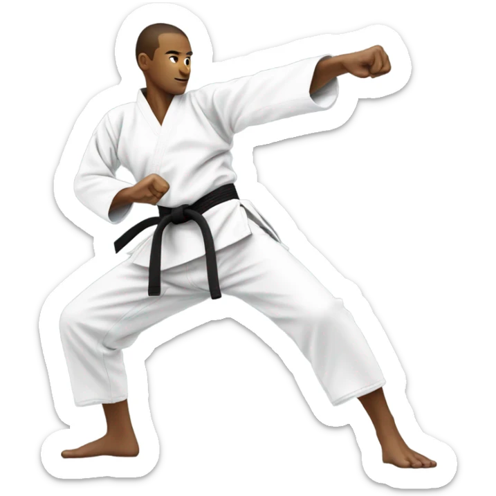 Karate sticker