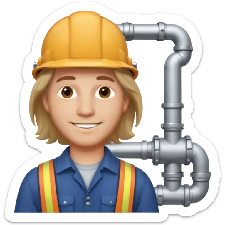 customer. 1 person only white male with shoulder normal person cloths. adult. pipeline technician change the expression and the shape of the face change the color of eyes. remove the background sticker