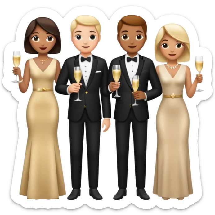 create a rich people sticker