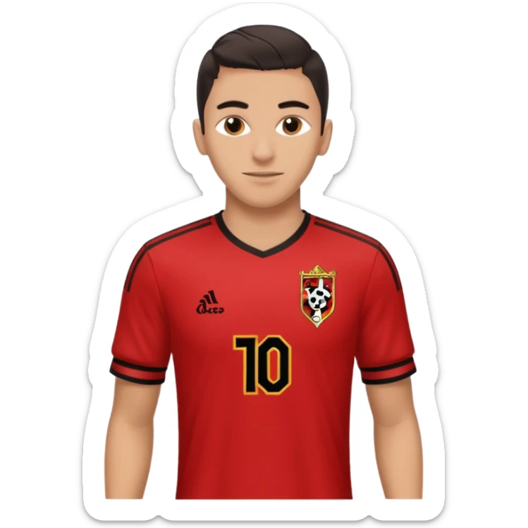 giordian de arrascaeta soccer player flamengo t-shirt sticker