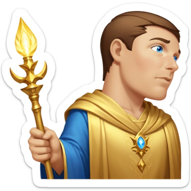 Golden Arcanist sticker