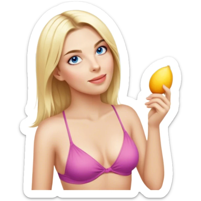 On the beach  sticker