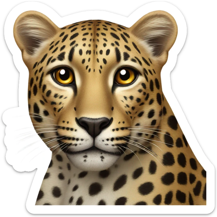 Leopard  sticker