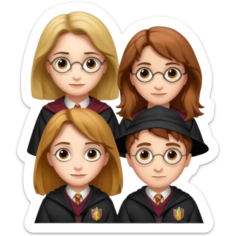 Harry Potter Hermione ron sticker
