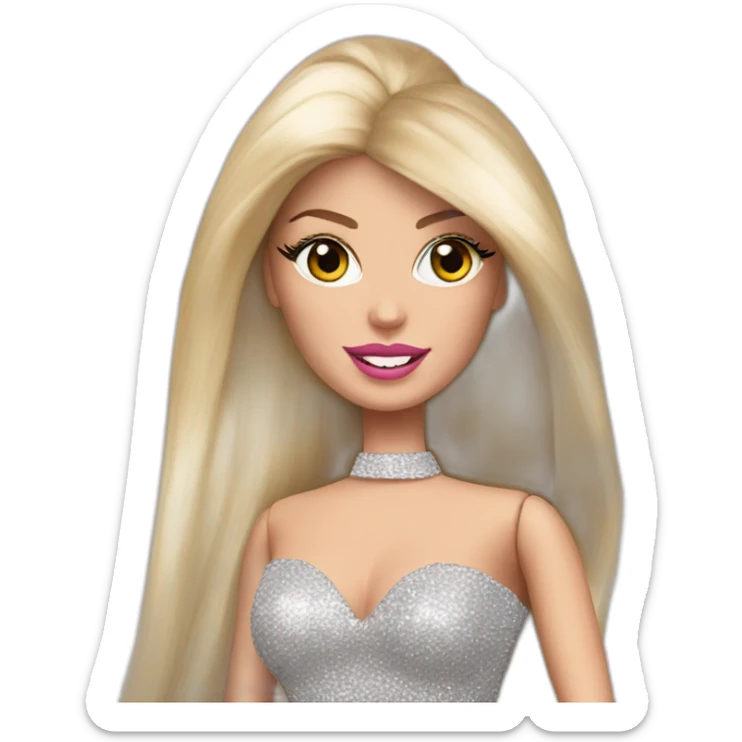 lady gaga like Barbie sticker