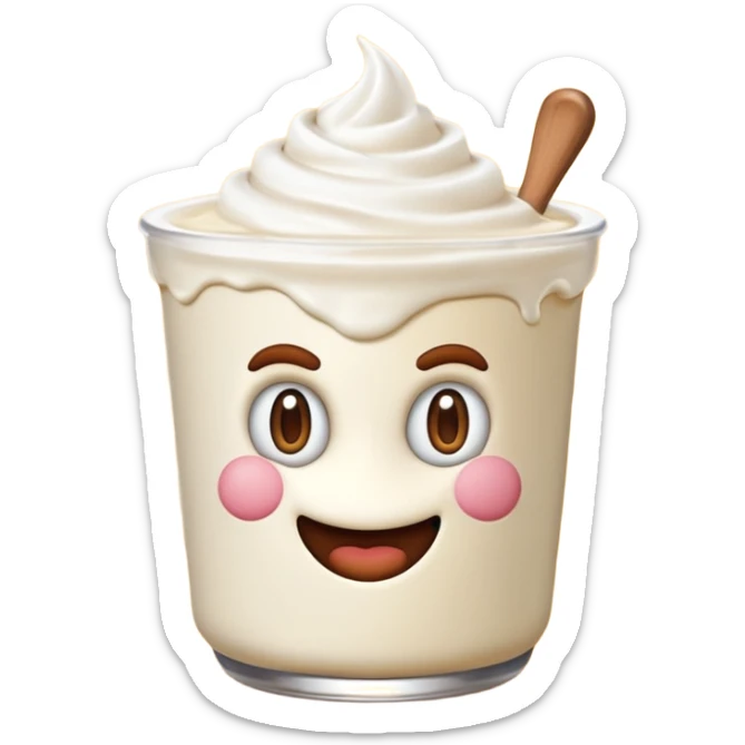 genera un'emoji di super mario che picchia un vasetto di yogurt con una mazza da baseball sticker