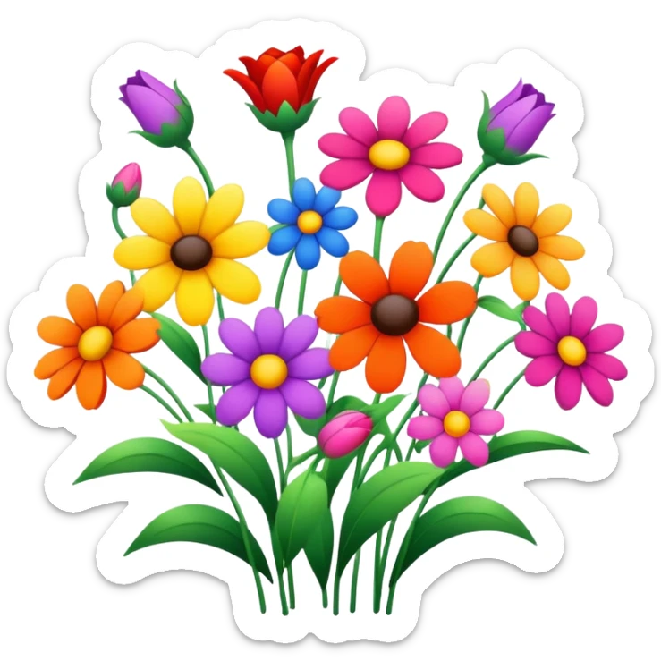 Flowers sticker