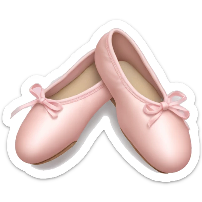 Pale pink ballet shoes sticker