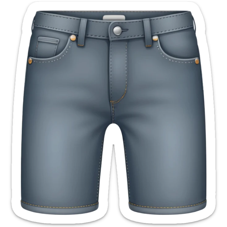 a gray jean without any details just the outline and grey fillled in sticker