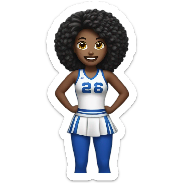 cheerleader sticker
