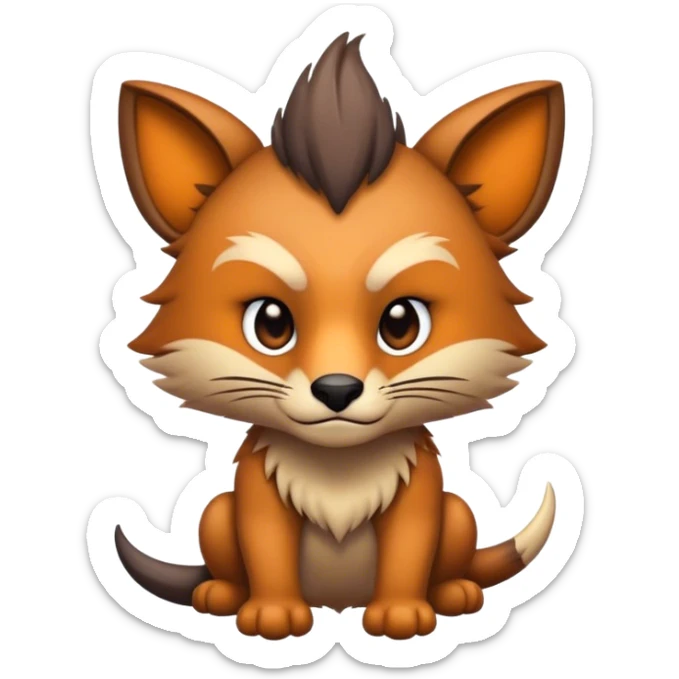 Badass, handsome, gorgeous, beautiful, cute, adorable edgy, animal-creature  sticker