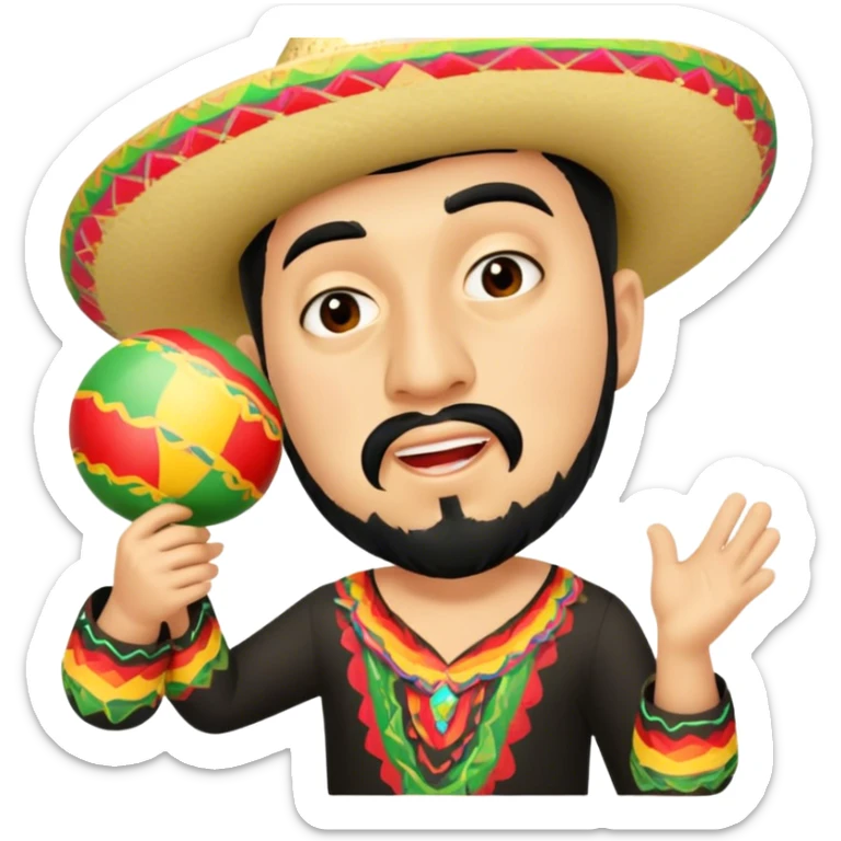 Meraca Musician sticker