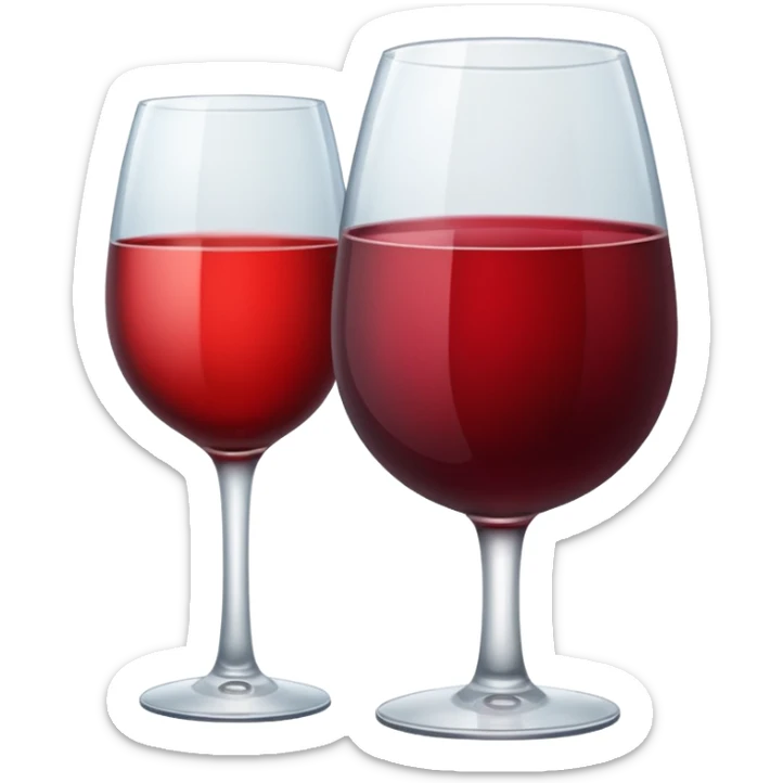 I want an emoji that describes that no drinks allowed but with a glass of wine sticker