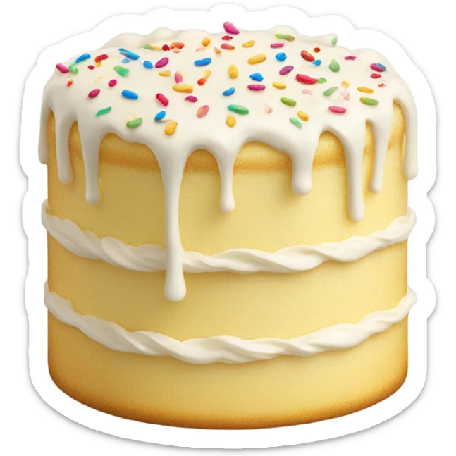 cake vanilla sticker