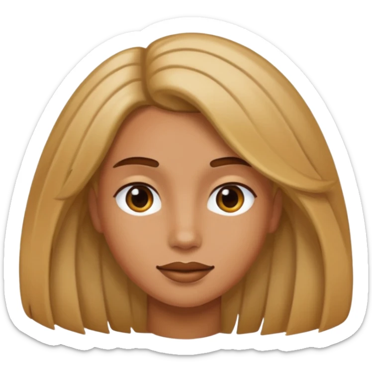 person living in desert just face, hair showing, different colors sticker