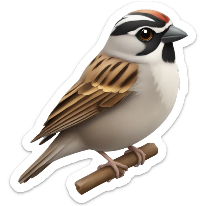 Sparrow sticker