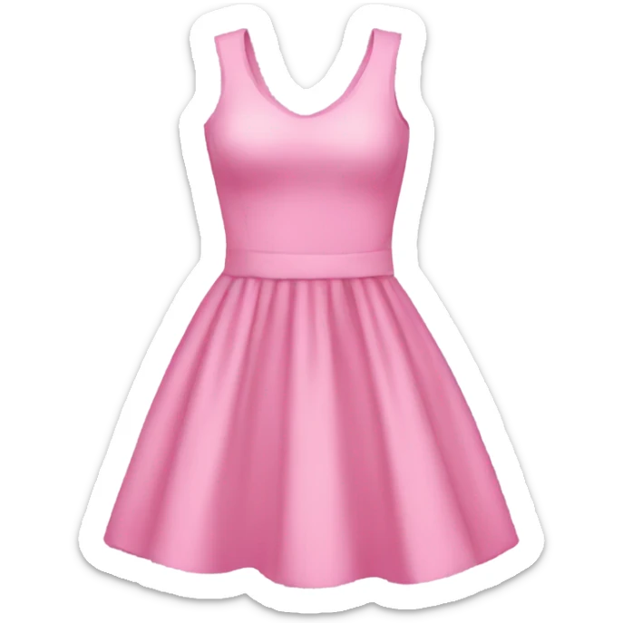pink dress sticker
