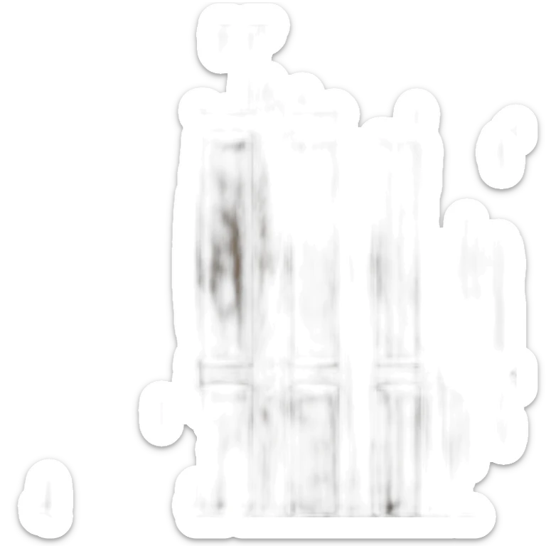 Wooden fence sticker