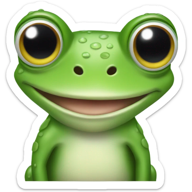 Frog sticker