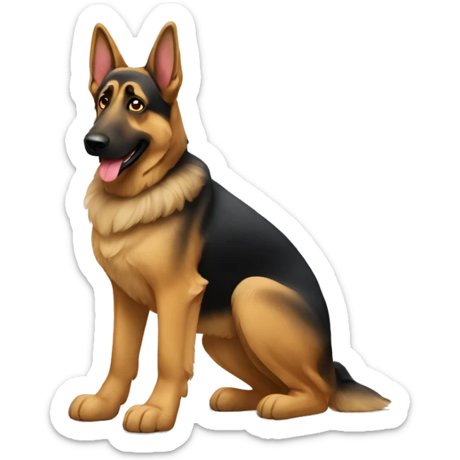 German shepherd  sticker