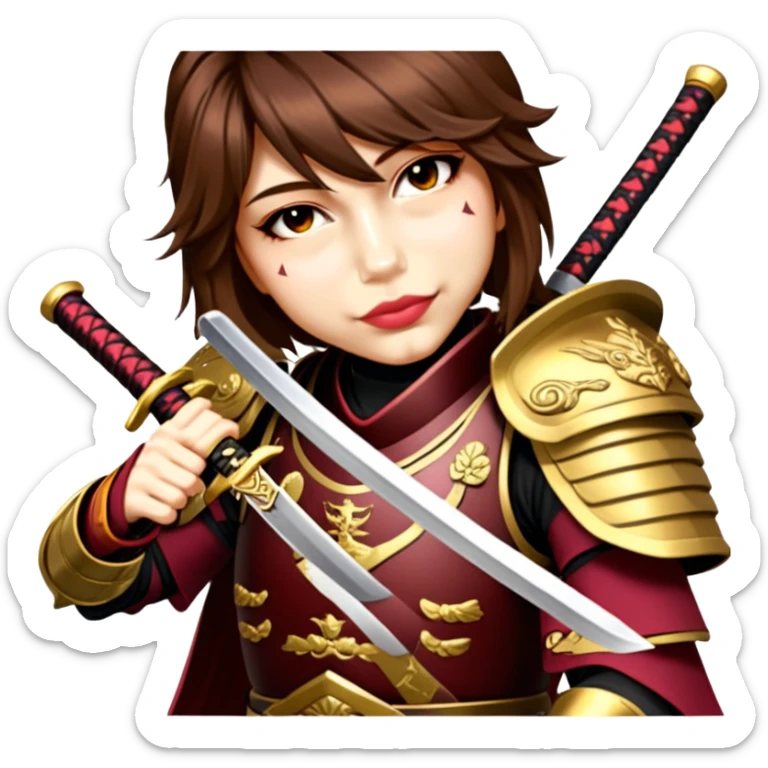 Samurai Leader sticker