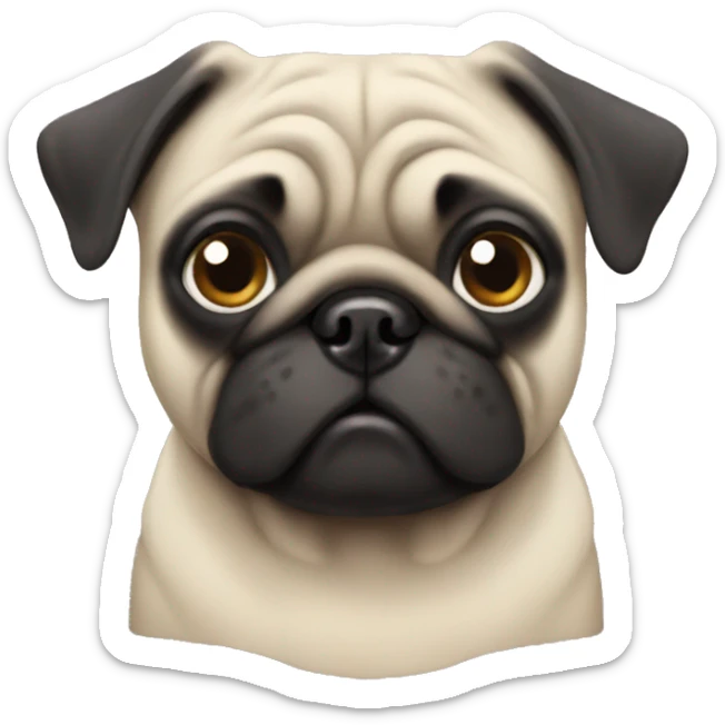 Pug sticker