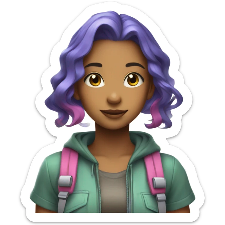 Pokemon girl sticker