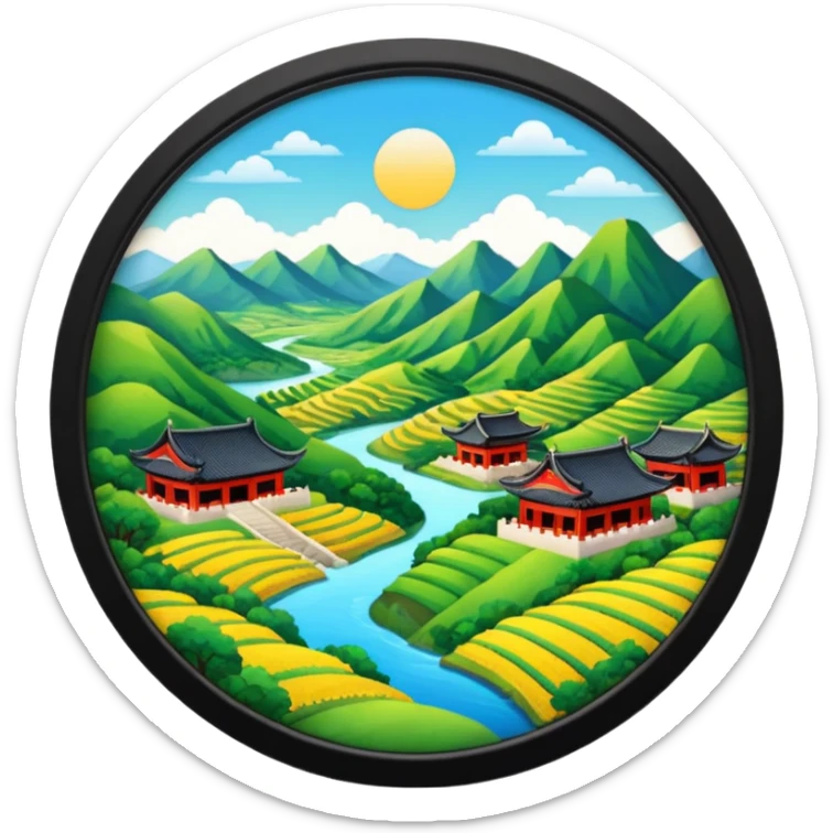 The hinterland of China offers some monetary opportunities all over the land sticker