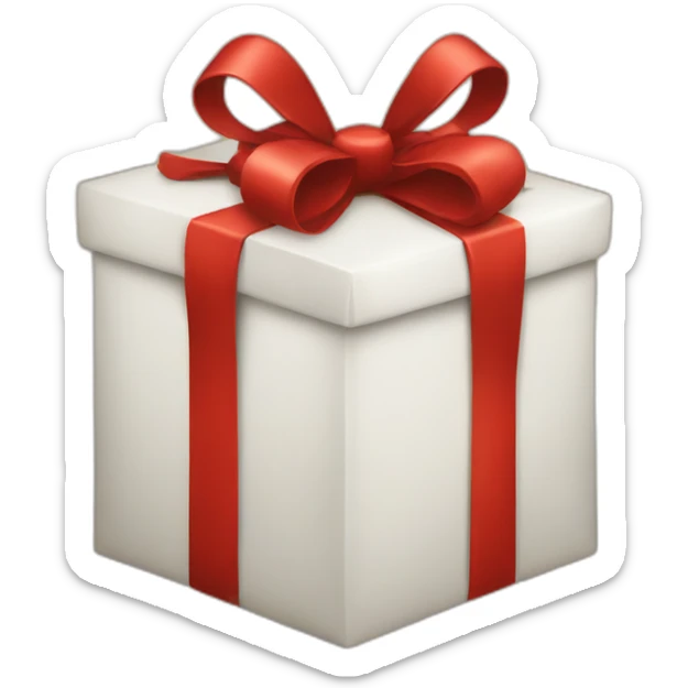 christmas present sticker