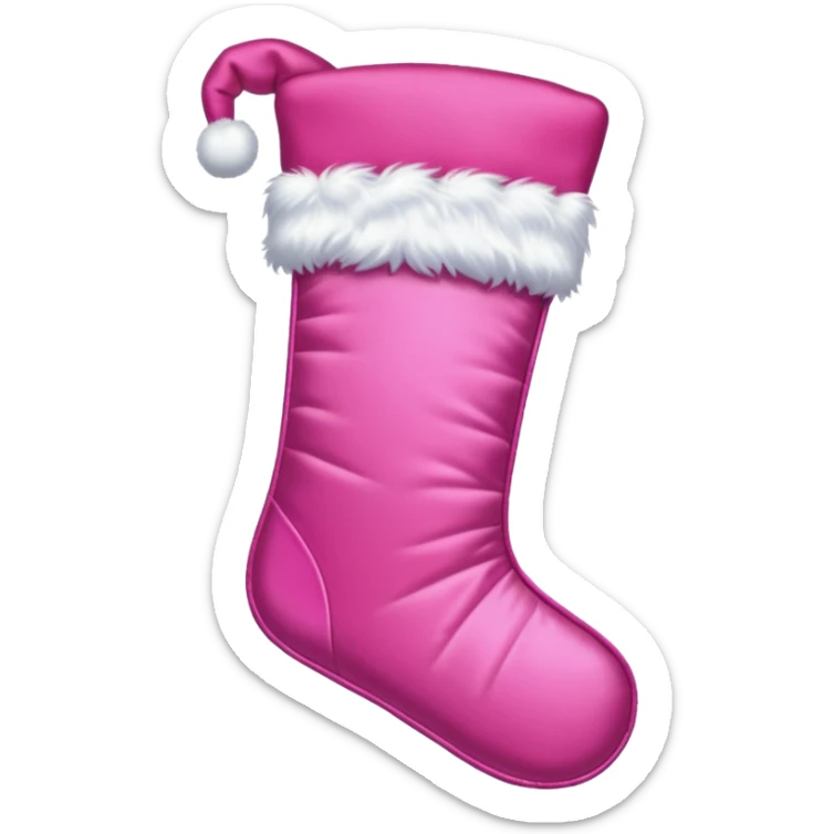 Pink Christmas  sticker