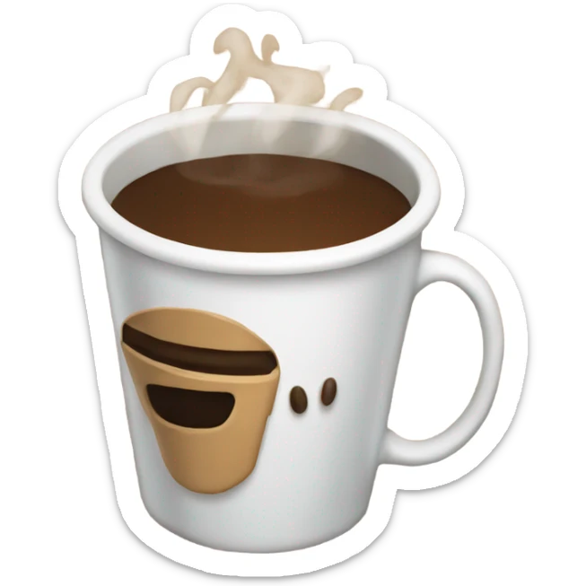 Coffee sticker