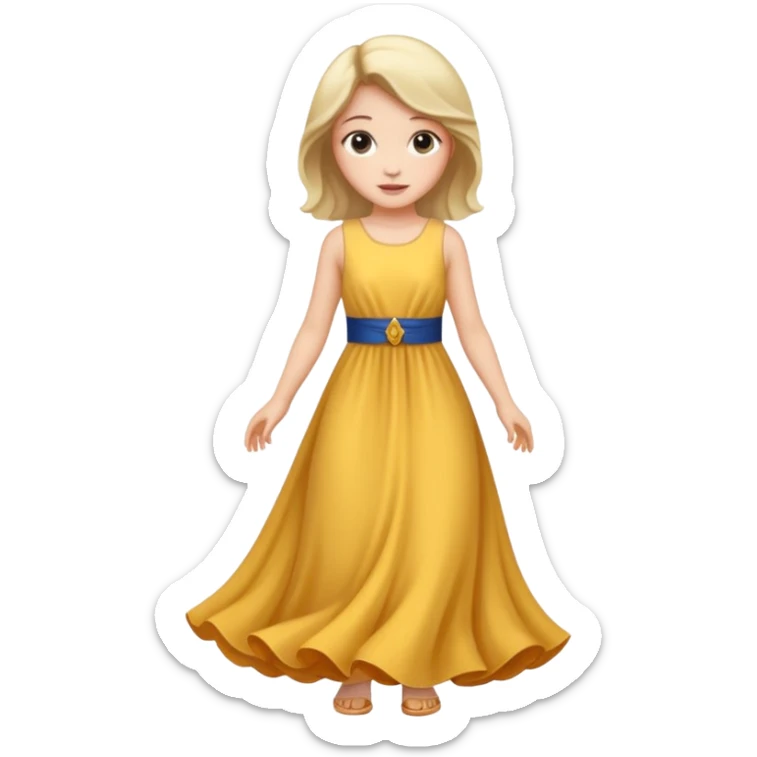 دختر با لباس sticker