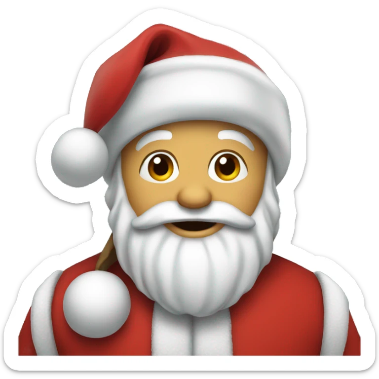 santa claus sticker