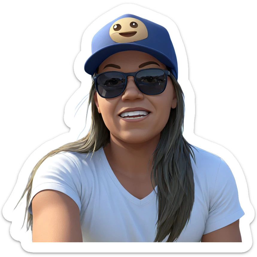 outdoor portrait of a boy sticker