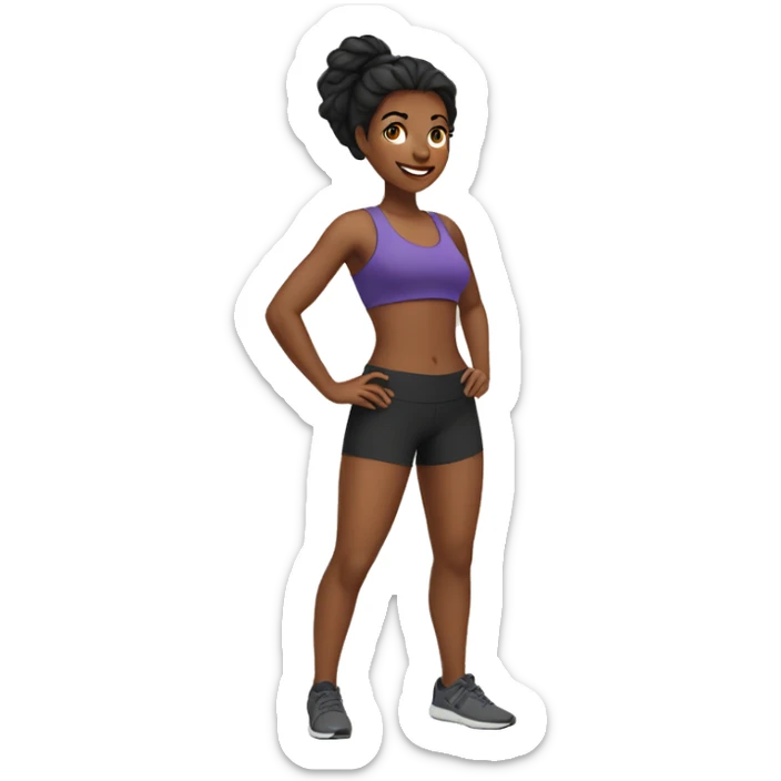 Lina, The Health-Conscious Fitness Enthusiast (26 y) sticker