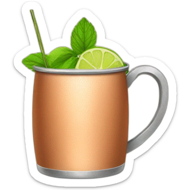 Moscow mule sticker