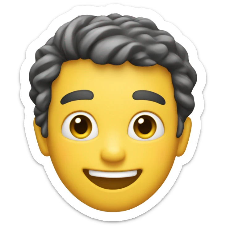 auto con persona feliz sticker