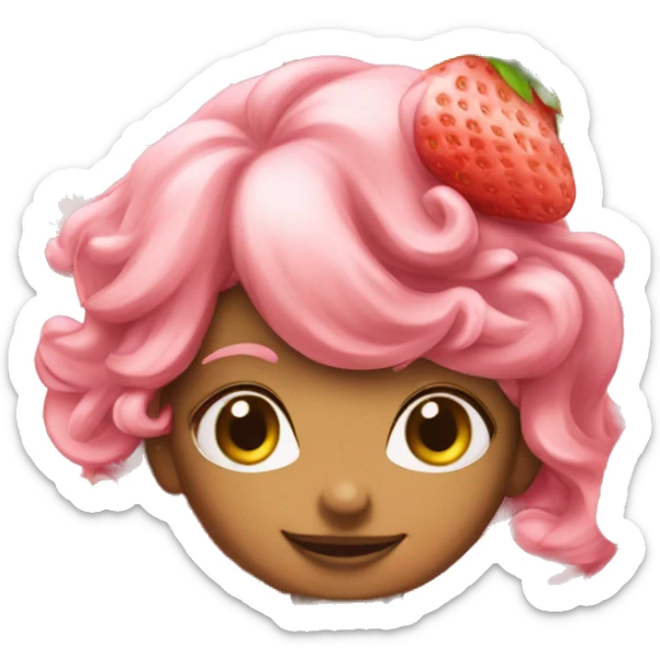 Strawberry shortcake ( food ) sticker