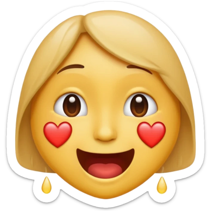 Una emoji che cambia. Emoji con il cuore, quella che ride, quella che piange etc etc sticker