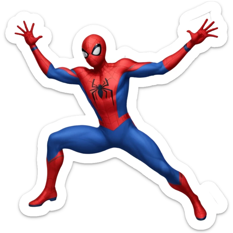 do a spider man dancing sticker