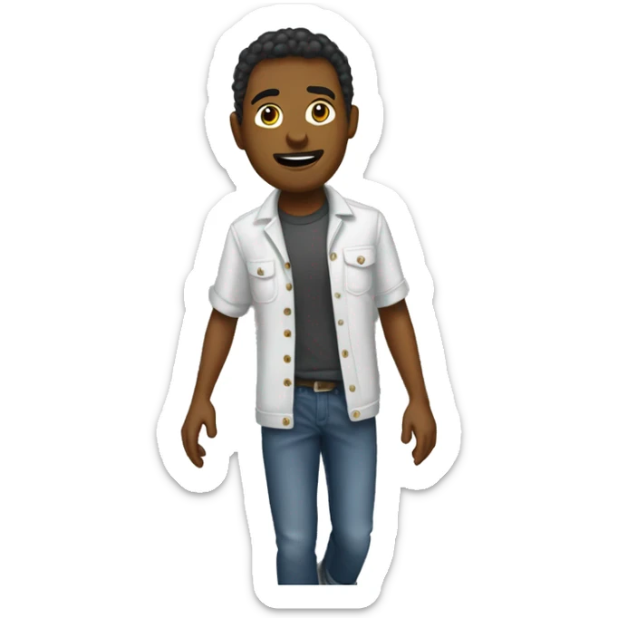 "A real friend is one who walks in when the rest of the world walks out." sticker